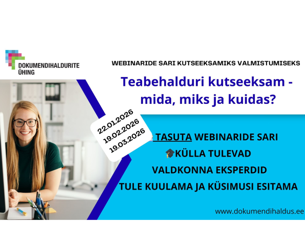 kutseeksami eelne webinarisari