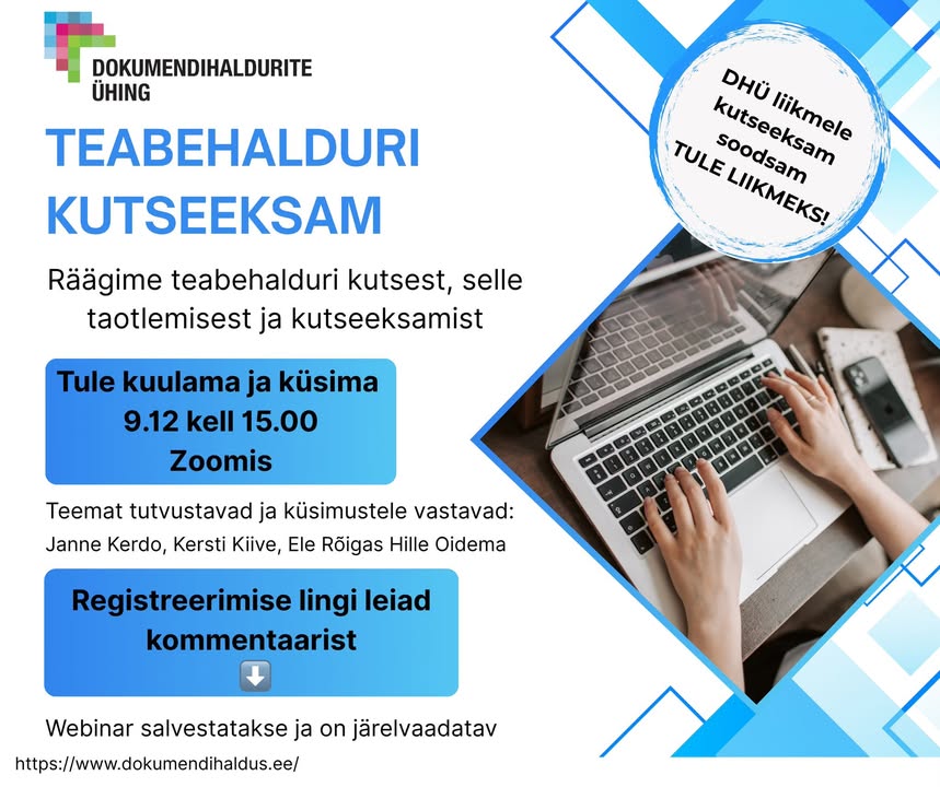 Dokumendihaldurite Ühing MTÜ